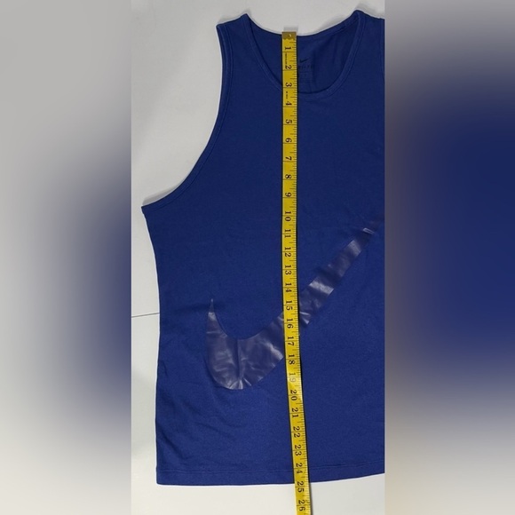 Nike Wome Tank TopSize Medium Blue Color 
Swoosh Logo DriFit Running Racerback - Picture 3 of 7